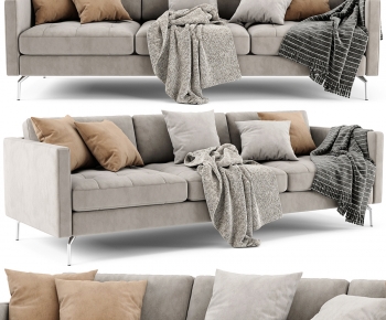 Modern Three-seat Sofa-ID:123651983