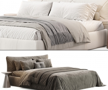 Modern Double Bed-ID:956197022