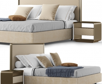 Modern Double Bed-ID:334528922