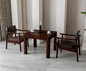 Retro Style Leisure Table And Chair-ID:338175062