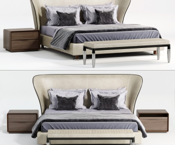 Modern Double Bed-ID:487436063