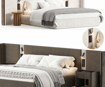 Modern Double Bed-ID:434499985