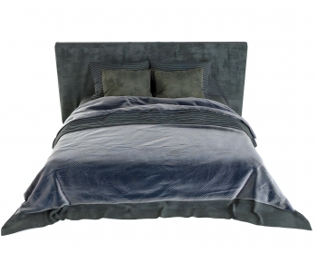 Modern Double Bed-ID:457309017