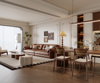 French Style A Living Room-ID:105999951