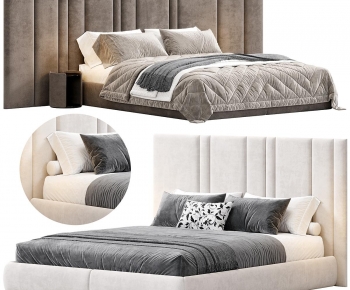 Modern Double Bed-ID:133162982