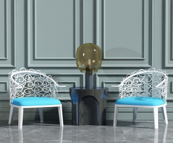 Simple European Style Lounge Chair-ID:871021992