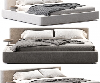 Modern Double Bed-ID:974276075