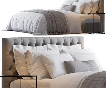 Modern Double Bed-ID:223831893