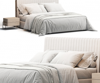 Modern Double Bed-ID:888844979