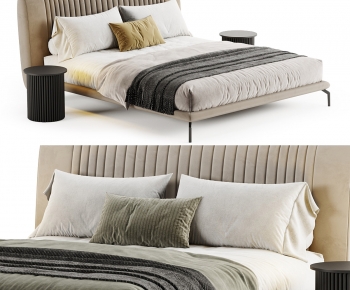 Modern Double Bed-ID:366456033