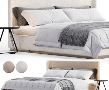 Modern Double Bed-ID:104360667