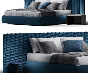 Modern Double Bed-ID:248303897