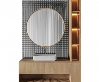 Modern Bathroom Cabinet-ID:493613003