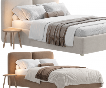 Modern Double Bed-ID:552323107