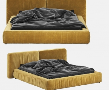 Modern Double Bed-ID:858616119