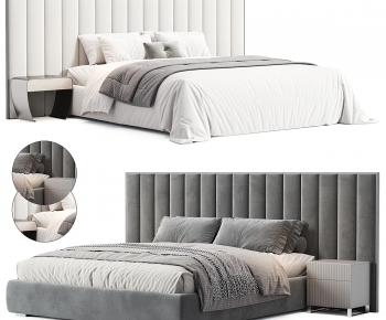 Modern Double Bed-ID:936093093