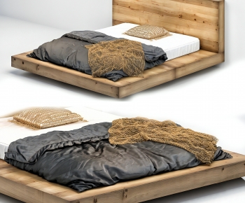 Modern Double Bed-ID:292052039