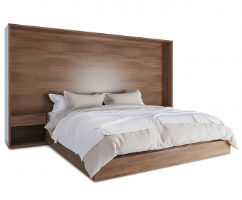 Modern Double Bed-ID:949187047