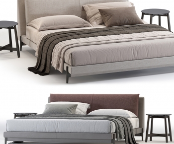 Modern Double Bed-ID:513008129