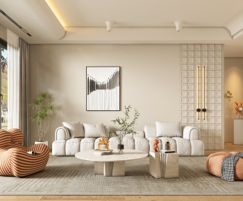 Modern A Living Room-ID:283699052