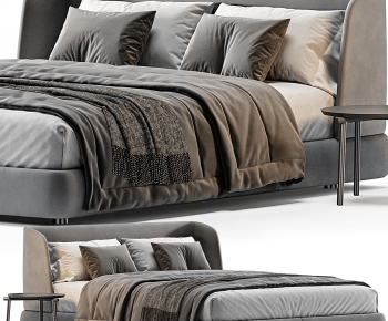 Modern Double Bed-ID:676073071