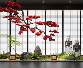 New Chinese Style Plant Landscaping-ID:143699666