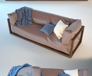Modern Three-seat Sofa-ID:557244065