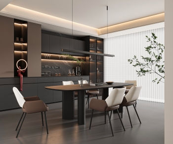 Modern Dining Room-ID:856034045