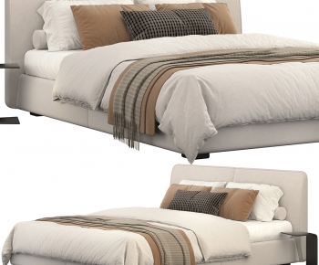 Modern Double Bed-ID:356201898