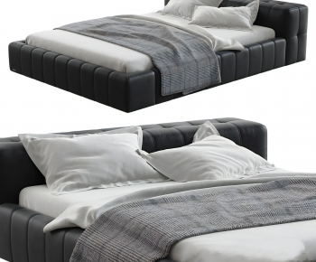 Modern Double Bed-ID:227809914