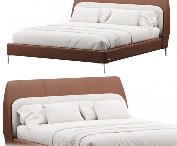 Modern Double Bed-ID:202104096