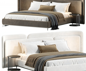 Modern Double Bed-ID:434622057