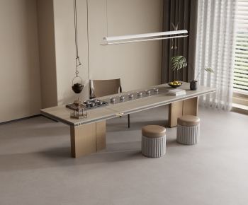 现代茶桌椅坐凳组合-ID:812472112