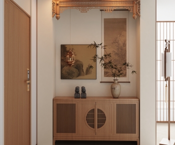 New Chinese Style Shoe Cabinet-ID:899929051