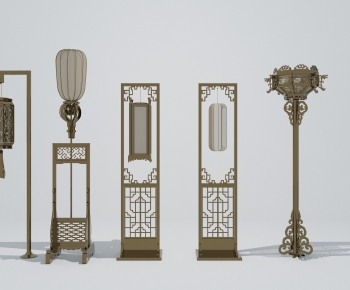 Chinese Style Floor Lamp-ID:884067062