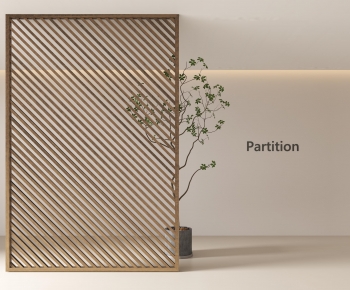 Modern Wooden Screen Partition-ID:875430172