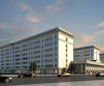 European Style Appearance Of Commercial Building-ID:918138033