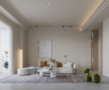 Modern A Living Room-ID:348210374