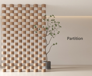 Modern Wooden Screen Partition-ID:410068043