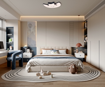 Modern Boy's Room And Son's Room-ID:323842055
