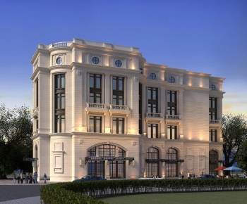 European Style Appearance Of Commercial Building-ID:811028003