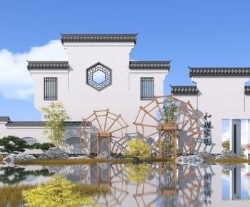 Chinese Style Landscape Wall-ID:466080907