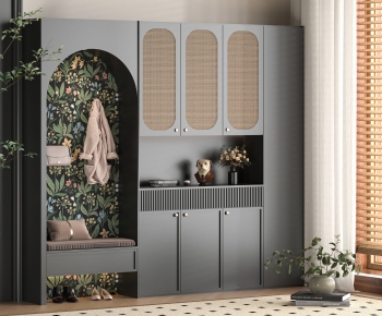 French Style Shoe Cabinet-ID:304014928