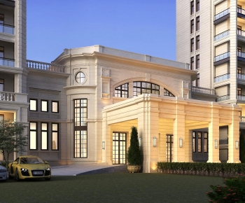 European Style Appearance Of Commercial Building-ID:508181107