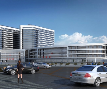 Modern Public Building-ID:739641244