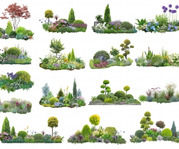 现代景观植物小品组合-ID:856463912