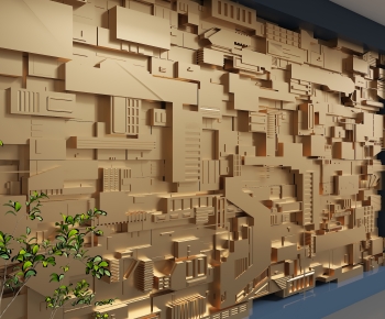 Modern TV Wall-ID:524220947