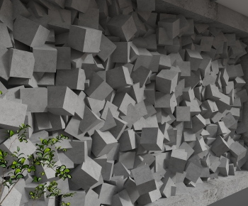 Industrial Style TV Wall-ID:776887899