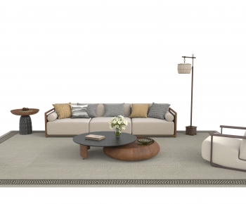 New Chinese Style Sofa Combination-ID:397378921