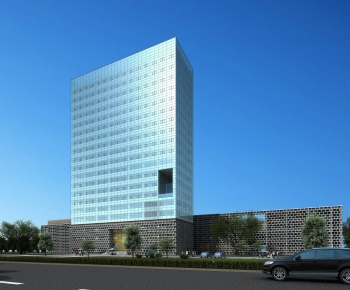 Modern Appearance Of Commercial Building-ID:912956007